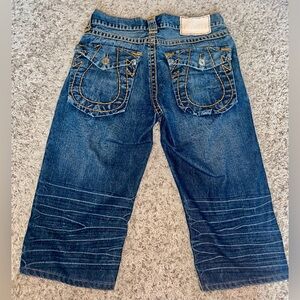 Men’s Vintage True Religion Jean Shorts/Capris Size 34